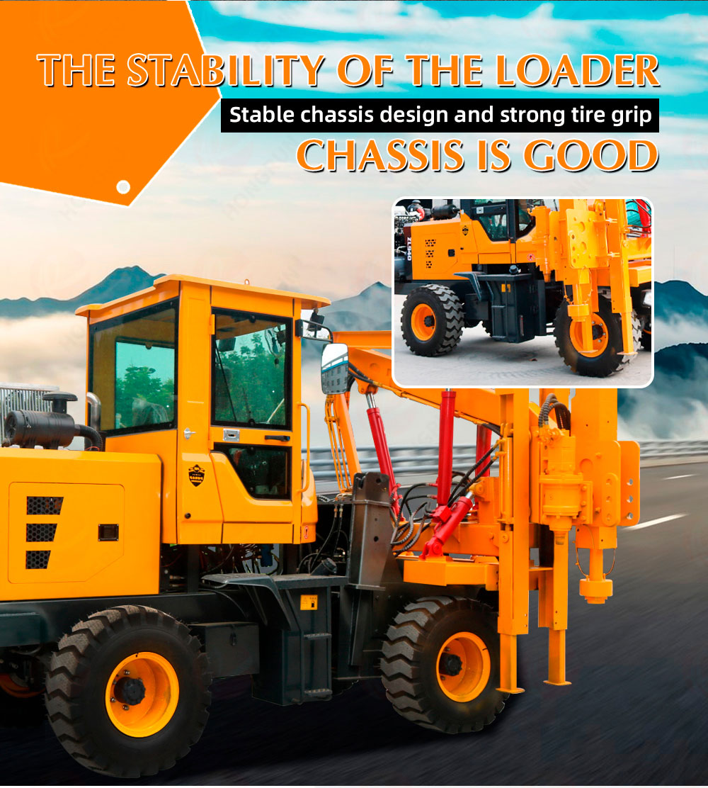 Guardrail Pile Driver