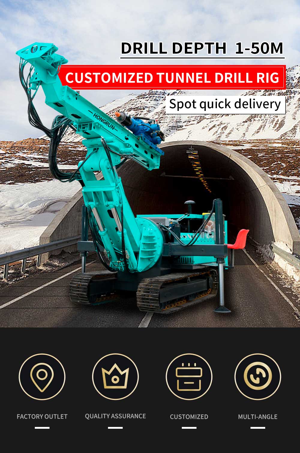 Customized Tunnel Drilling Rig