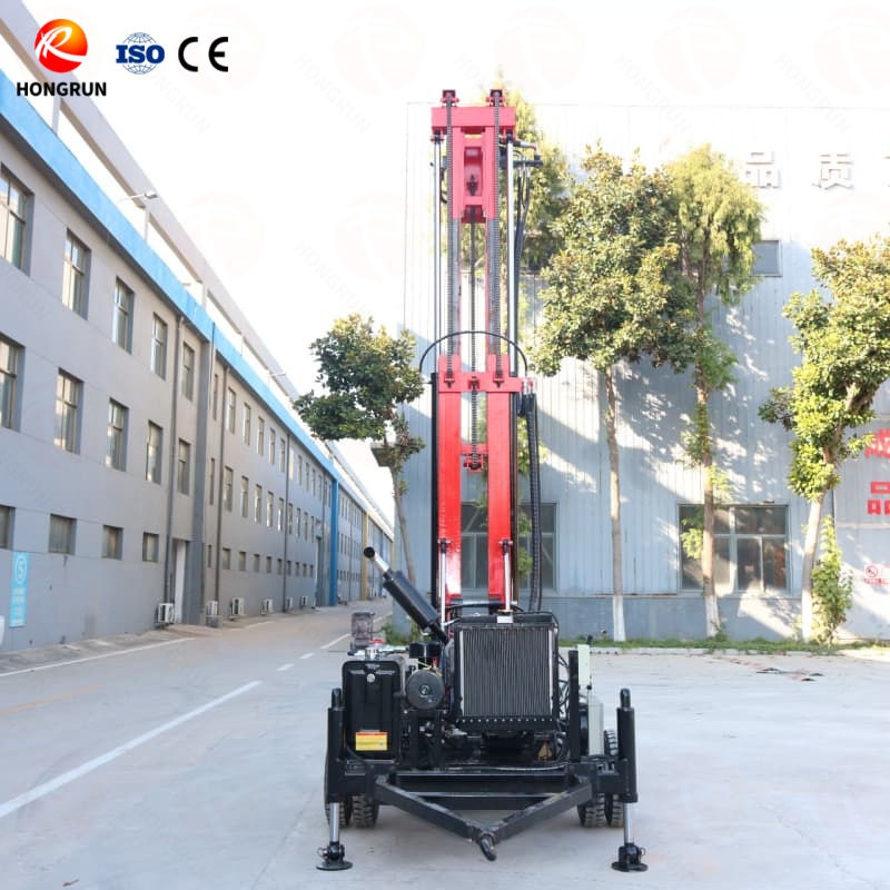 78 Horsepower Wheeled Water Well Drilling Rig