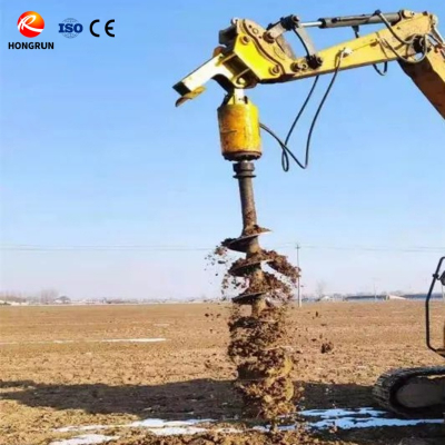 Excavator Mounted Auger