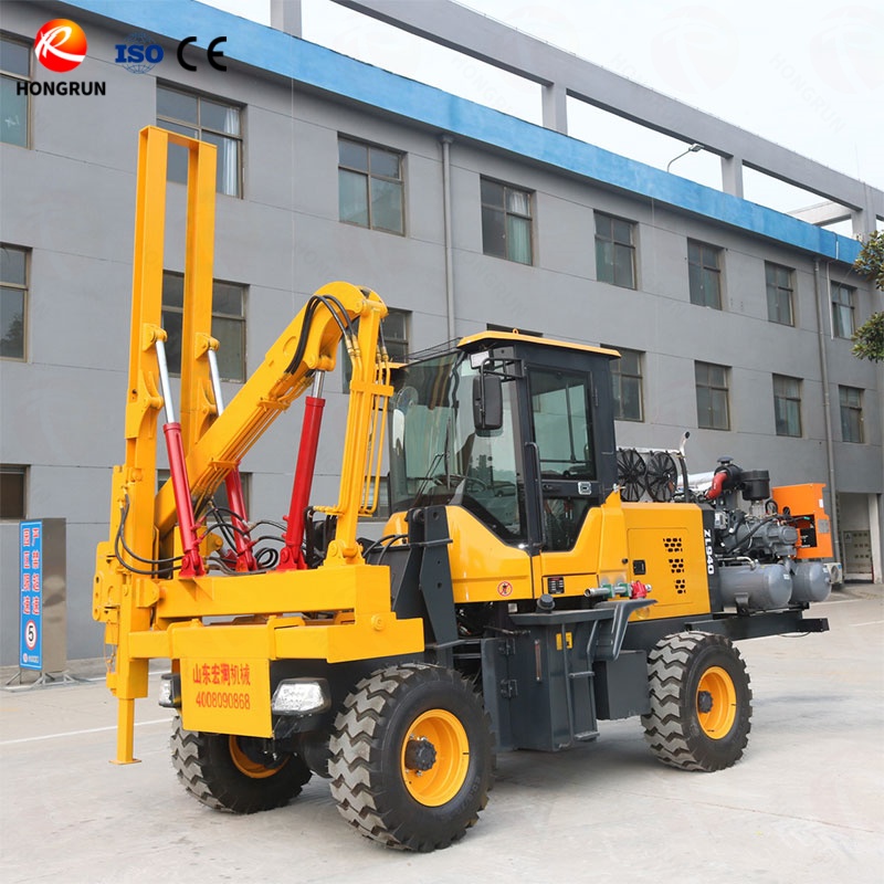 Guardrail Pile Driver