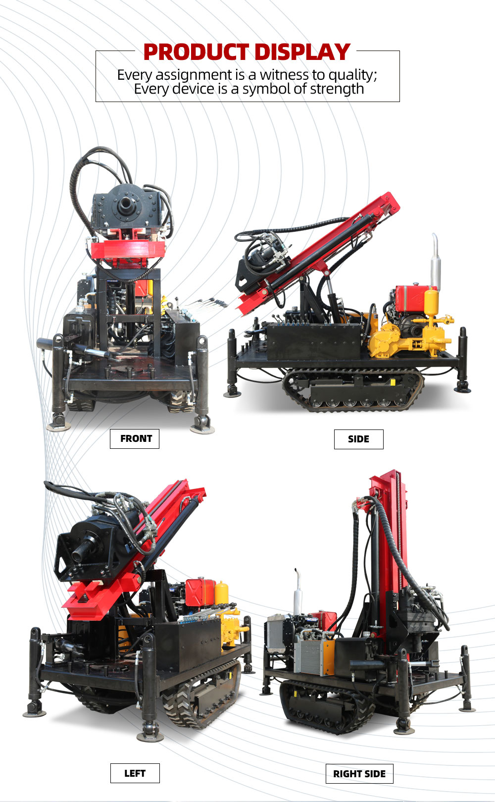 منصة حفر آبار مياه بقوة 35 حصانًا