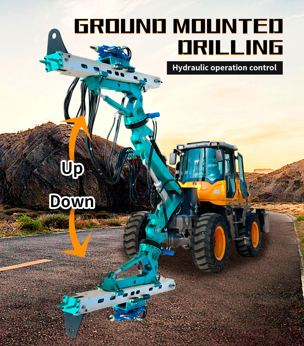 Perfuradora de túnel sobre rodas