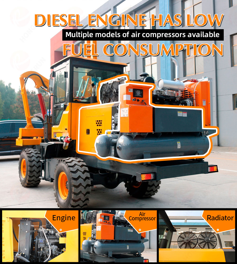 Guardrail Pile Driver