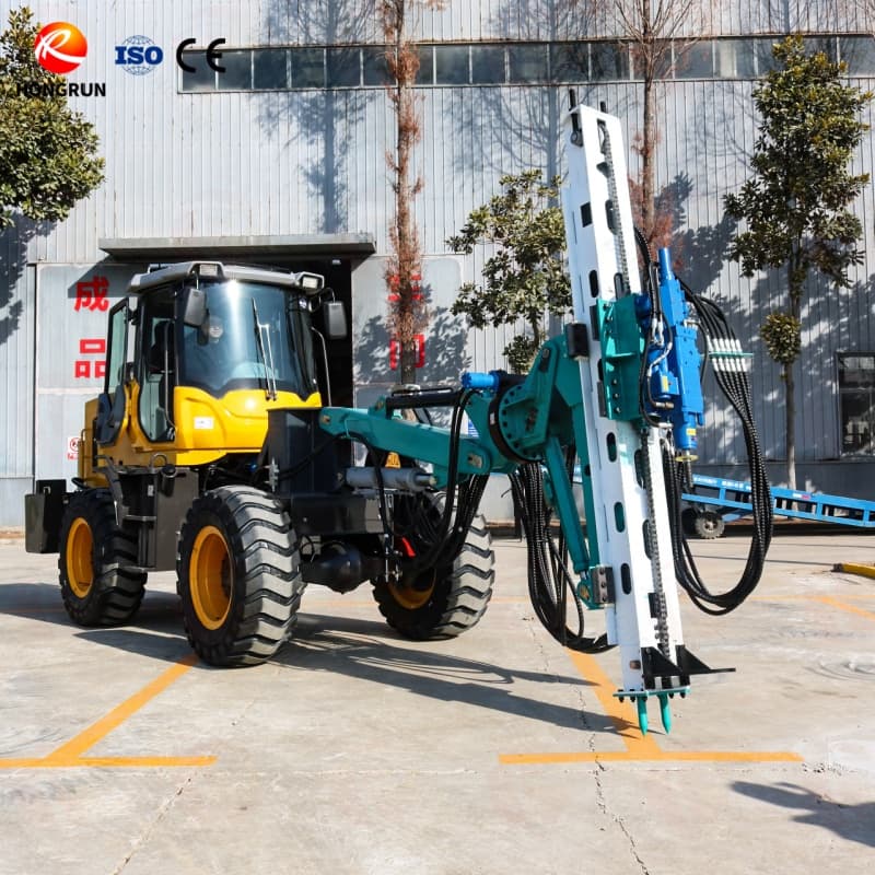 Perfuradora de túnel sobre rodas