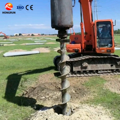 Auger Drill For Excavator