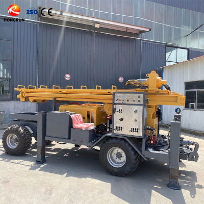 300M Wheeled Water Well Drilling Rig