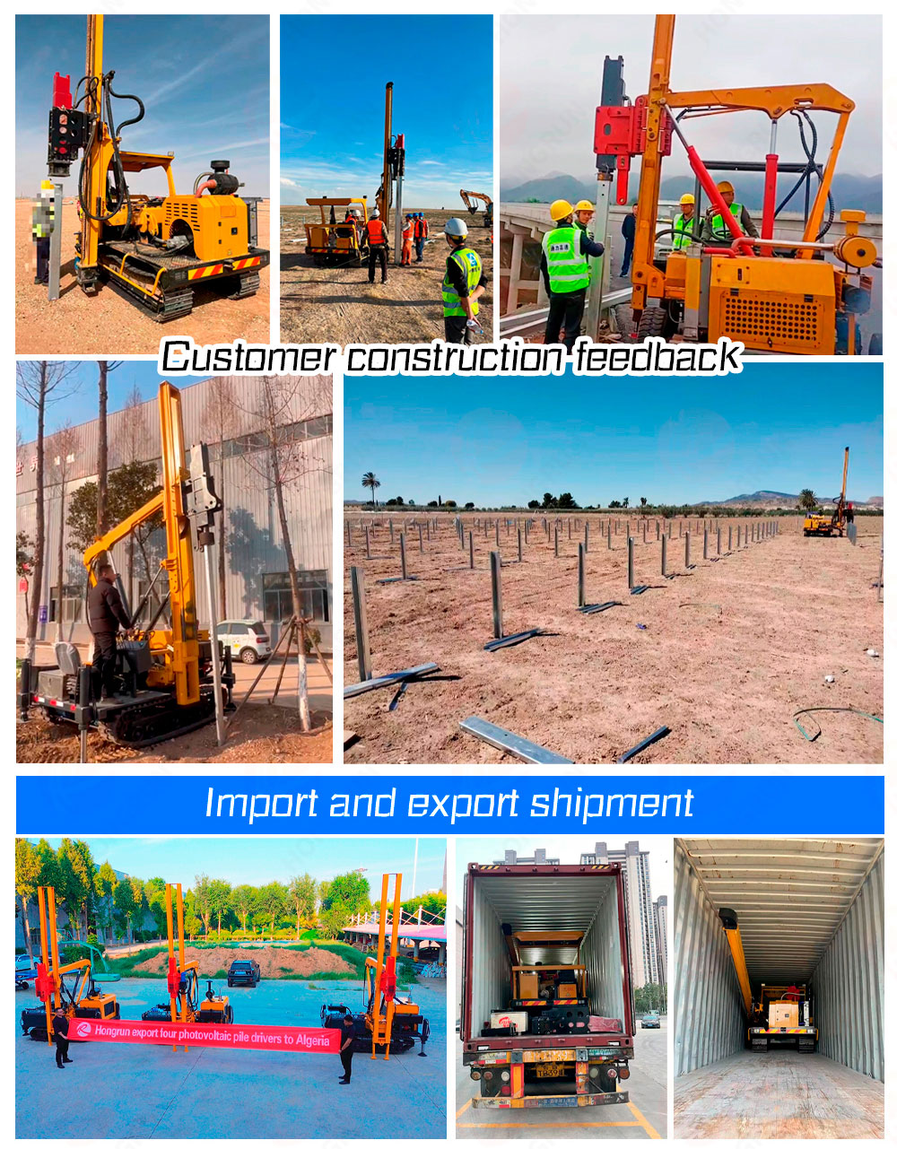 Crawler Guardrail Pile Driver