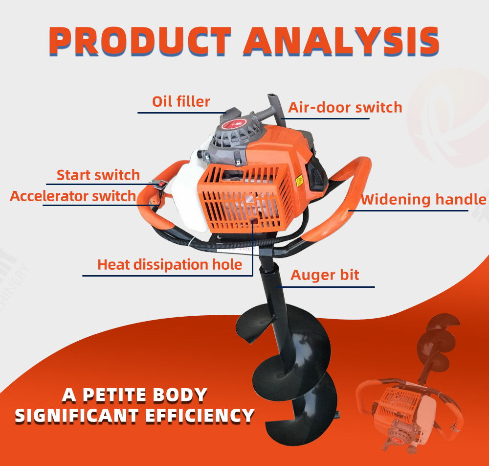 Equipamento de escavação de mochilas