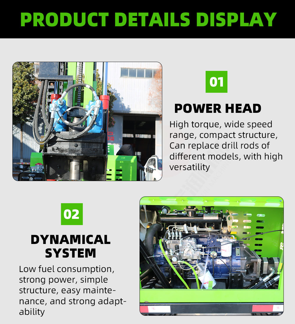 Four Cylinder Down The Hole Drilling Rig