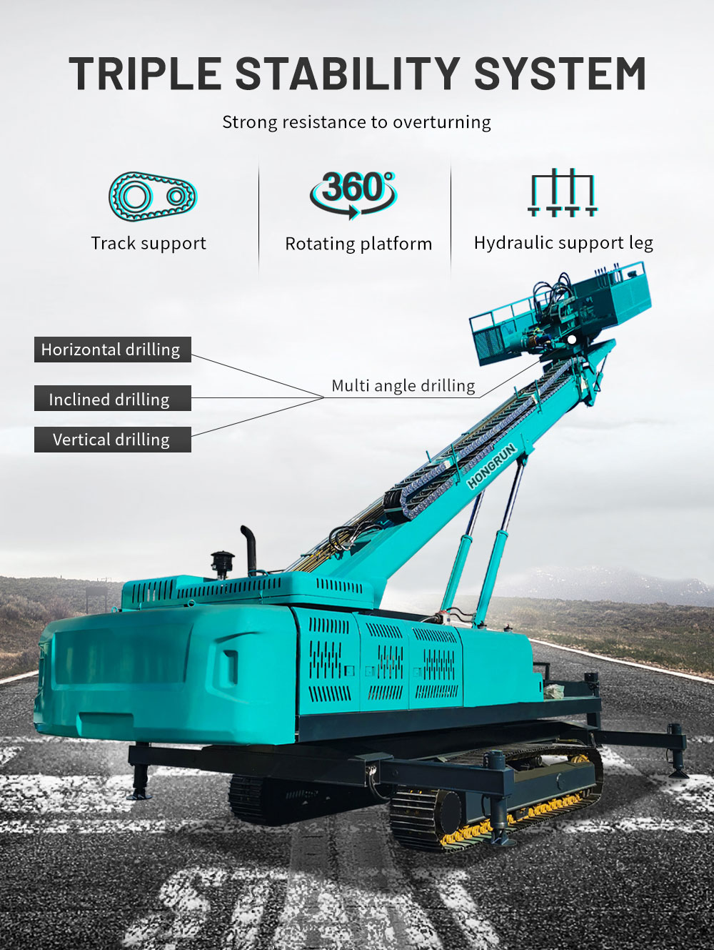 Slope Protection Anchoring Drilling Rig