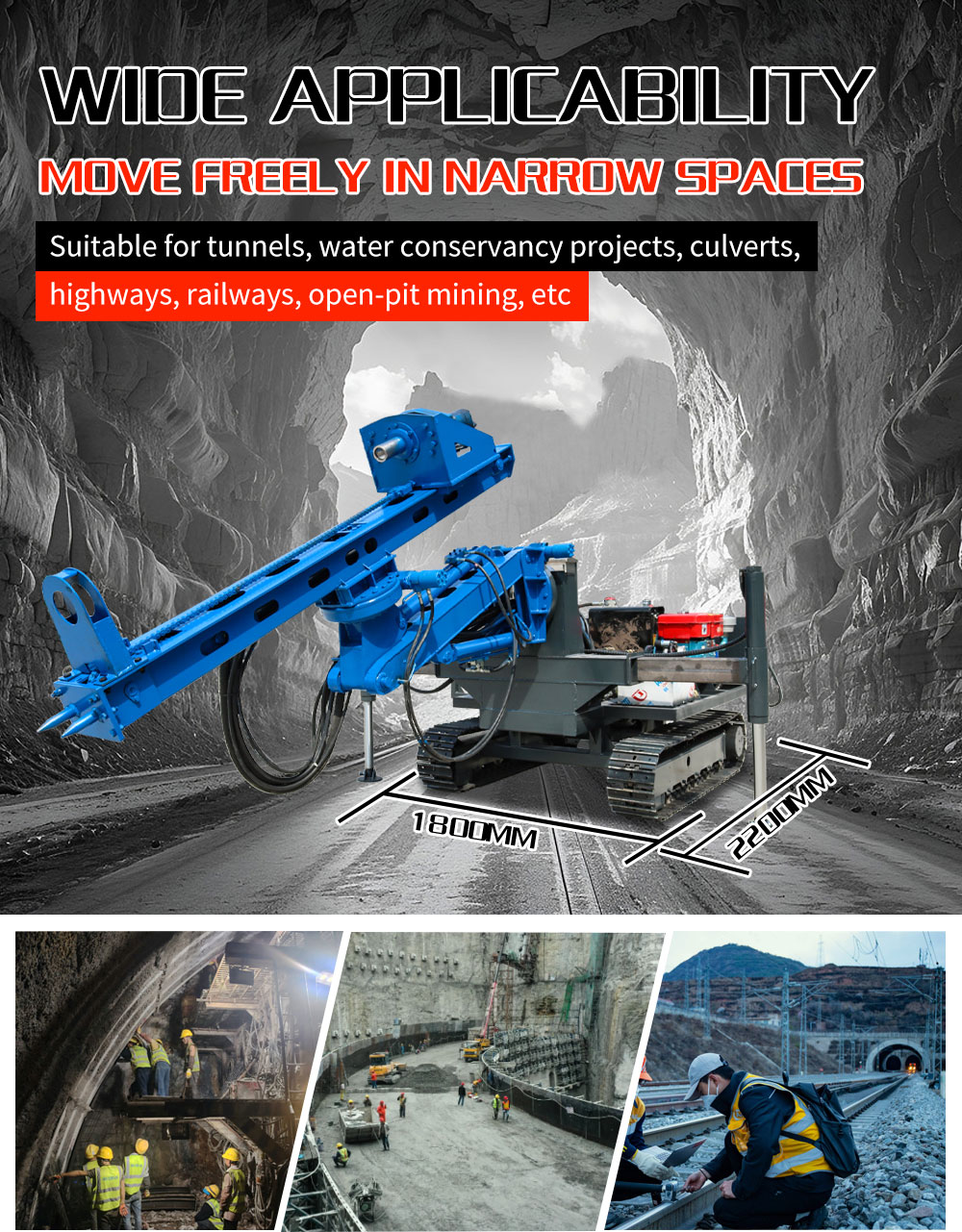 Metal Mine Drilling Rig