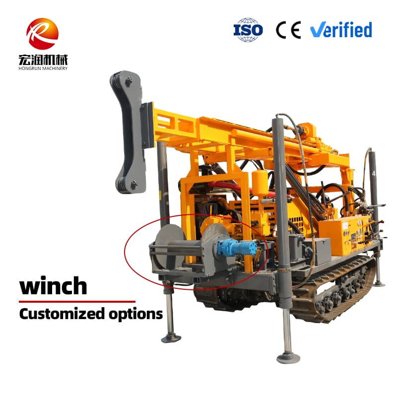 Буровая установка с верхним приводом для бурения скважин на воду