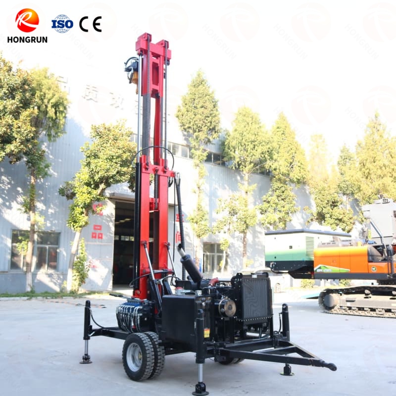 78 Horsepower Wheeled Water Well Drilling Rig