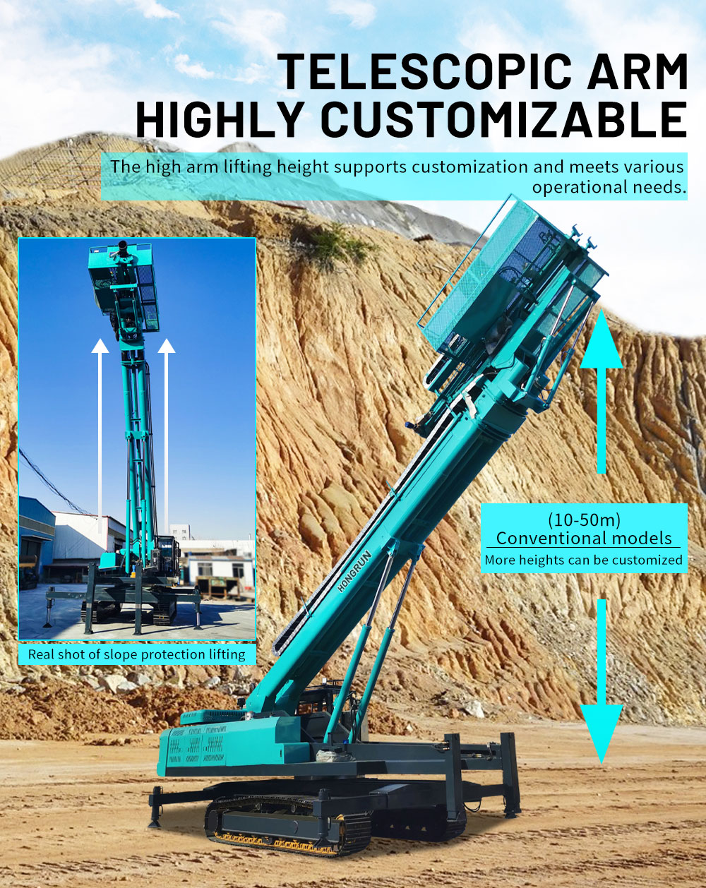 Slope Protection Anchoring Drilling Rig