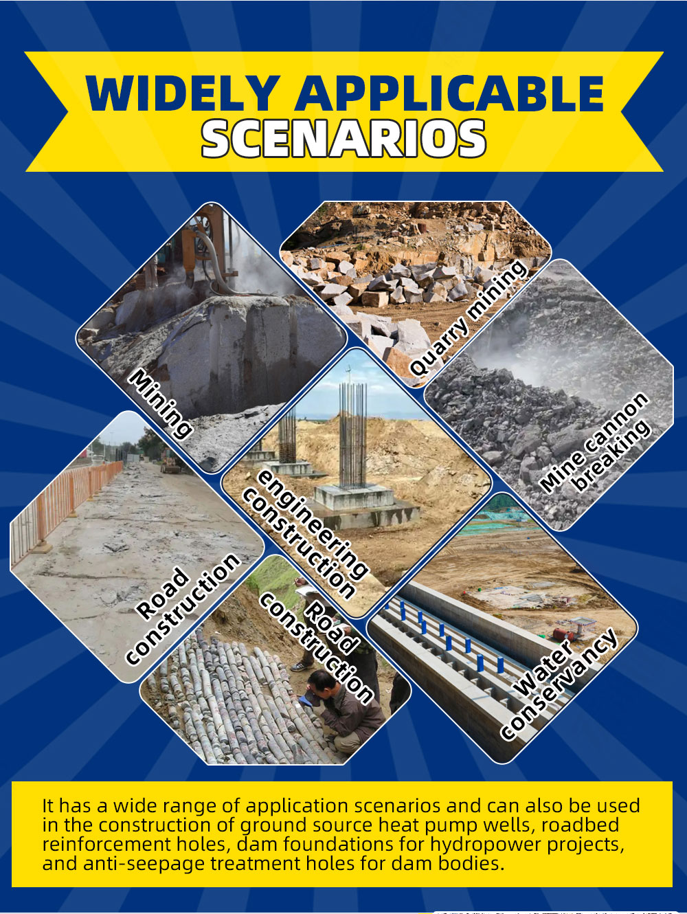 Дрель с высокой ногой в отверстии