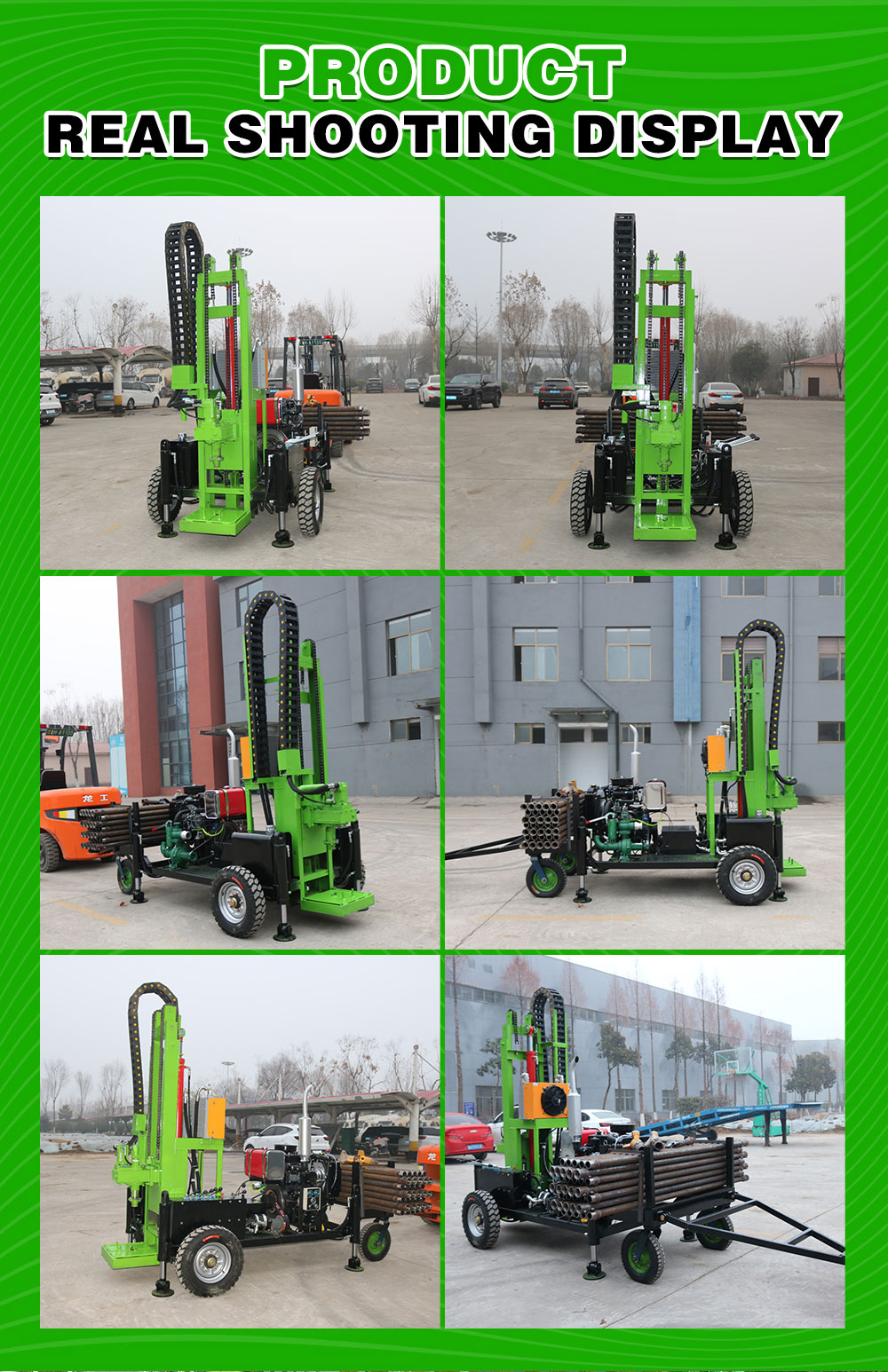 35HP Towable Water Well Drill Rig