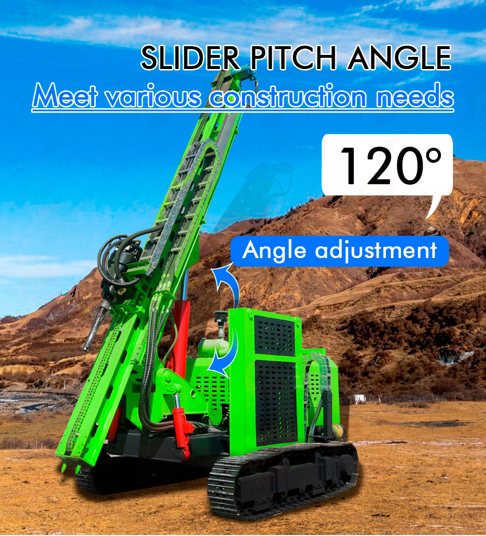 High Leg Photovoltaic Pile Driver