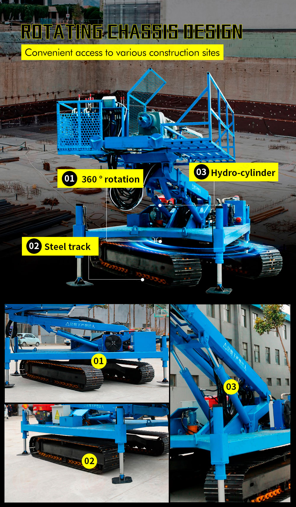Small Anchoring Drilling Rig