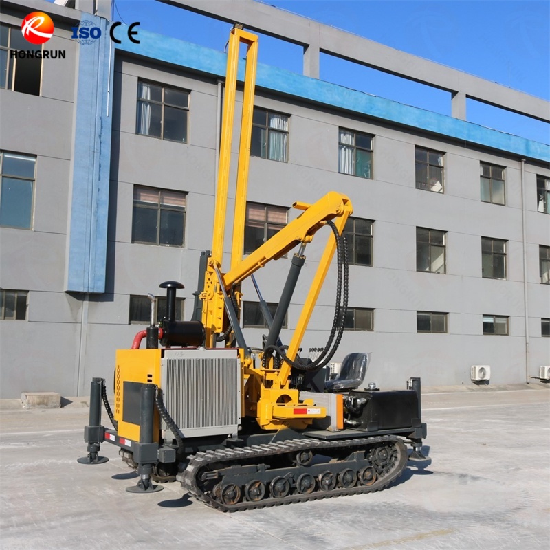 Crawler Guardrail Pile Driver