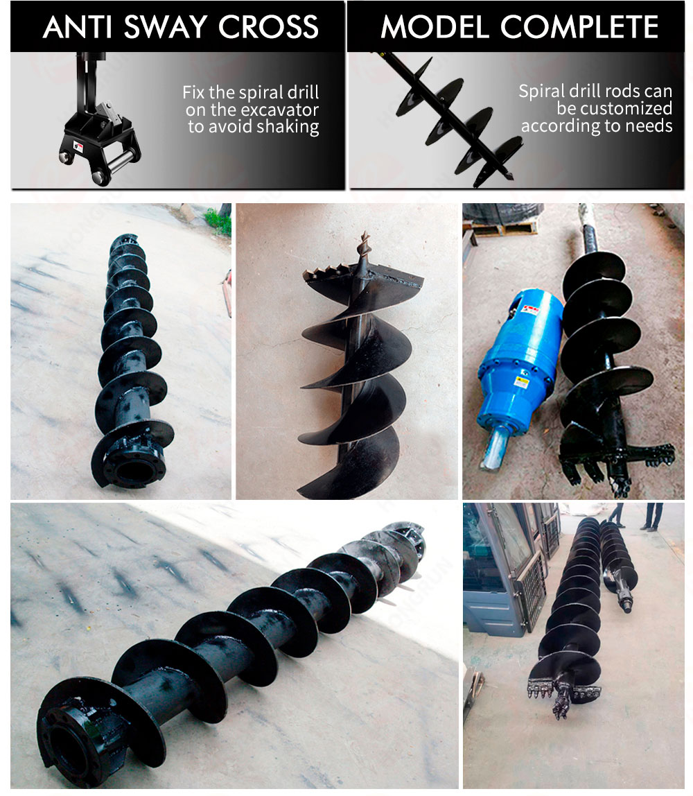 Excavator Mounted Auger