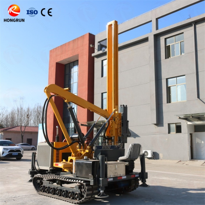 Guardrail Pile Driving Rig