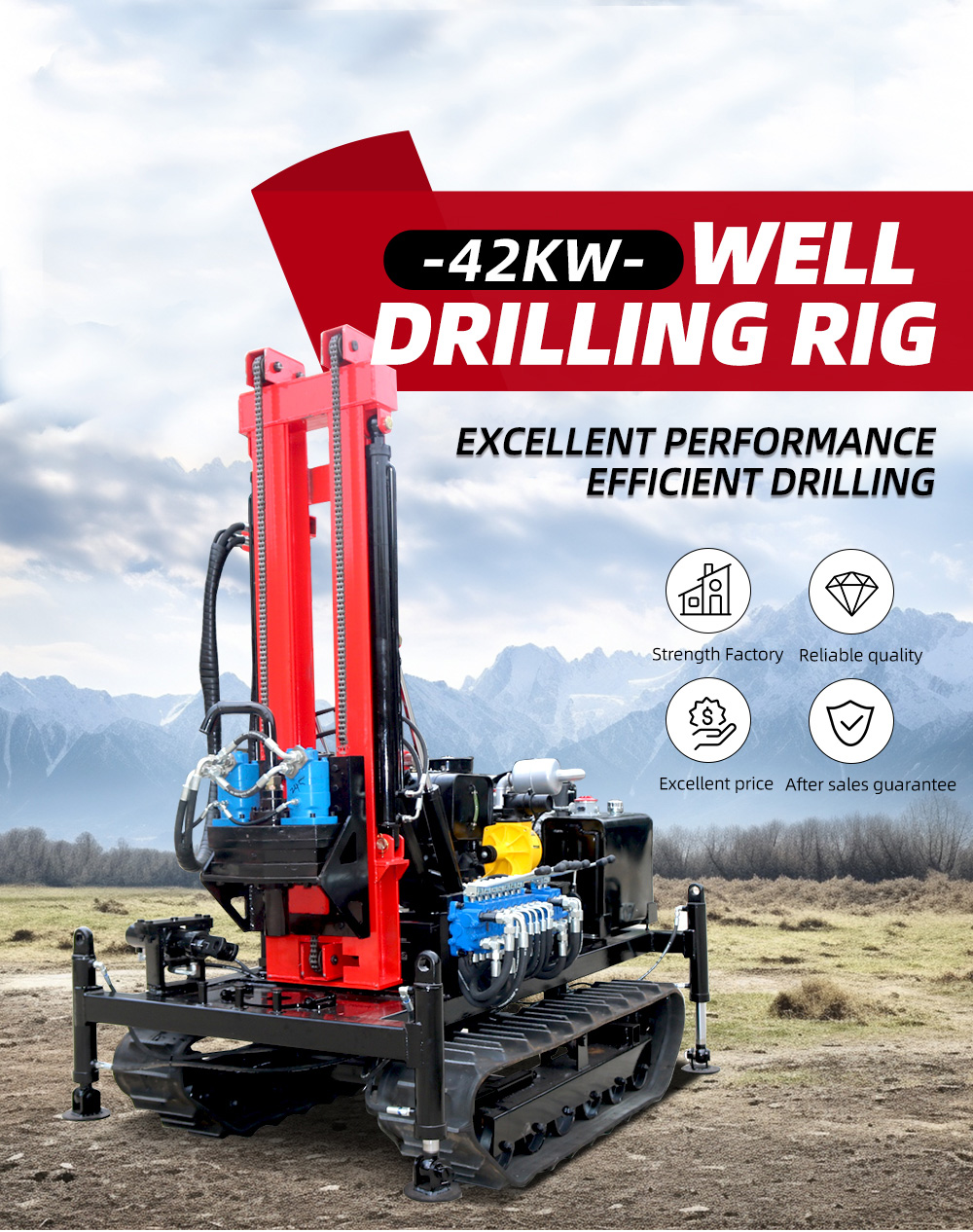 Rig Pengeboran Sumur Air 42KW