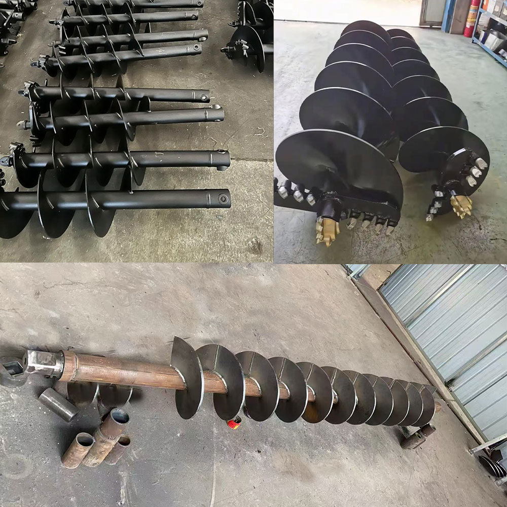 مثقاب حلزوني للحفارة