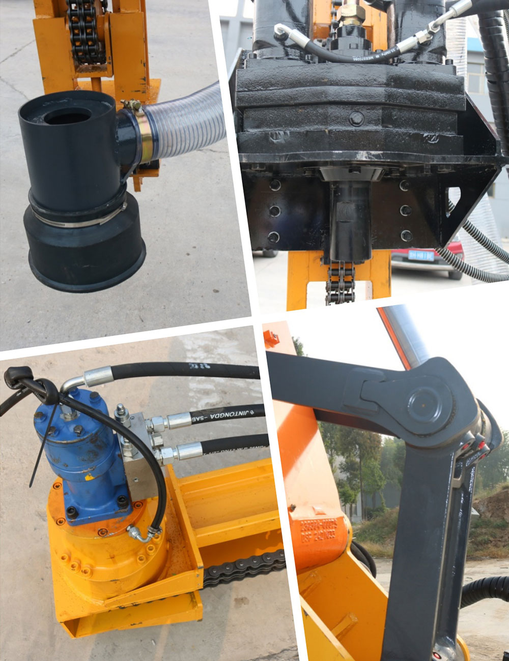 Excavator Mounted Drill Attachment