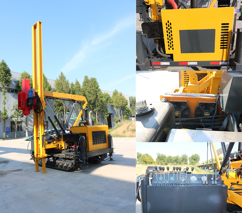 Road Guardrail Pile Driver