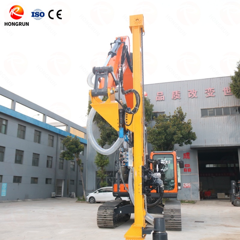 Excavator Mounted Drill Attachment