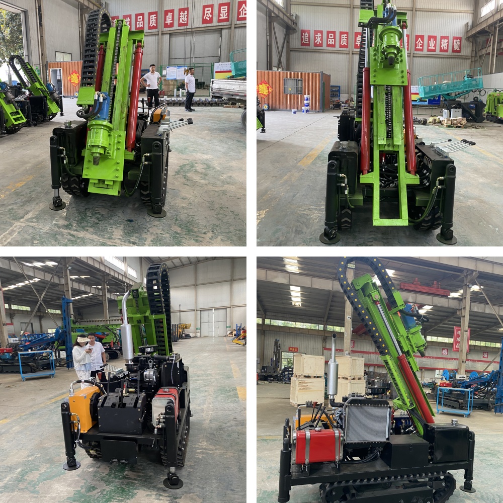 Máquina DTH para estaqueamento