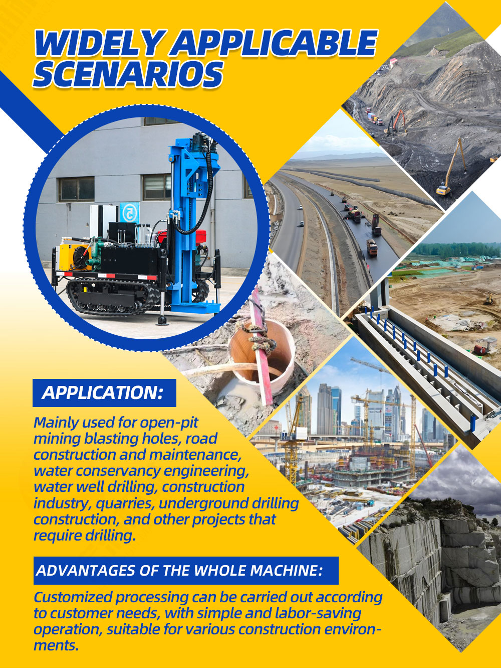 Customized Down The Hole Drilling Rig