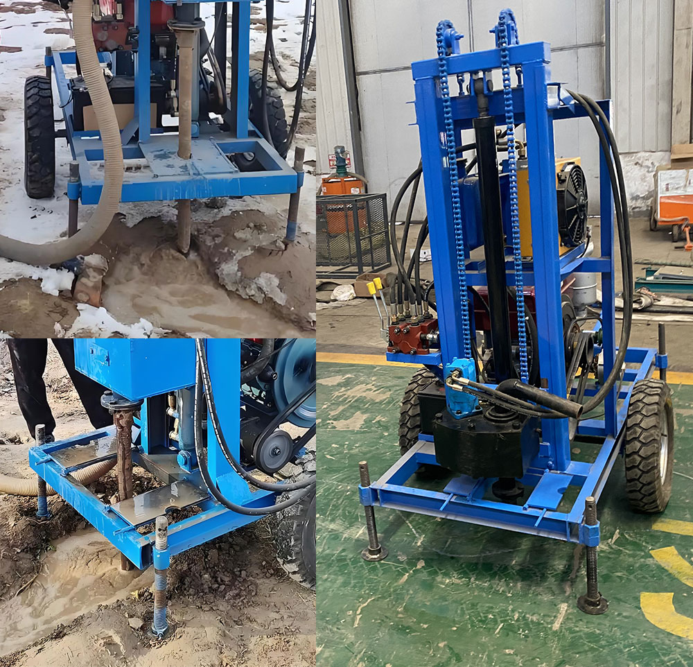 Giàn khoan giếng nước nhỏ