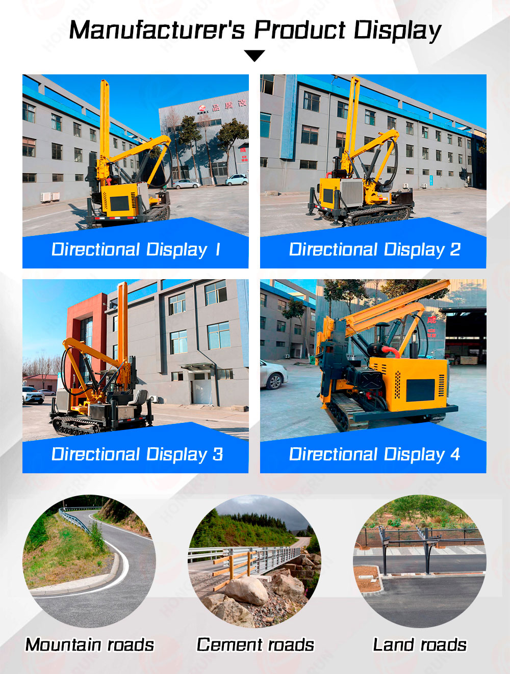 Crawler Guardrail Pile Driver