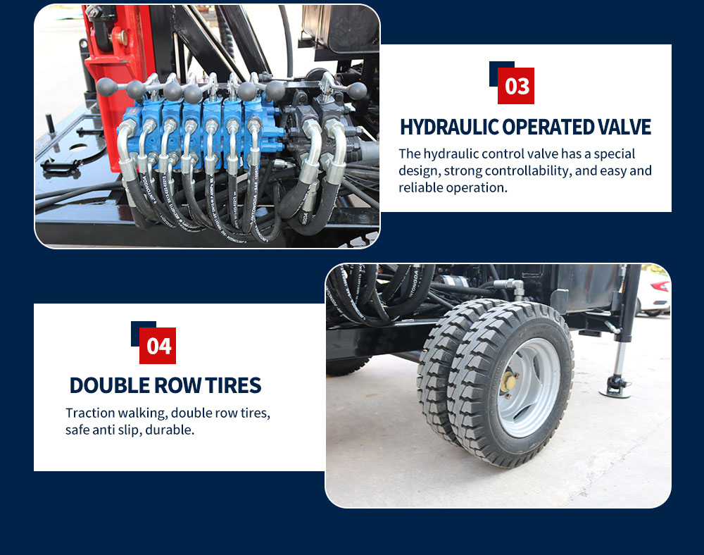 78 Horsepower Wheeled Water Well Drilling Rig