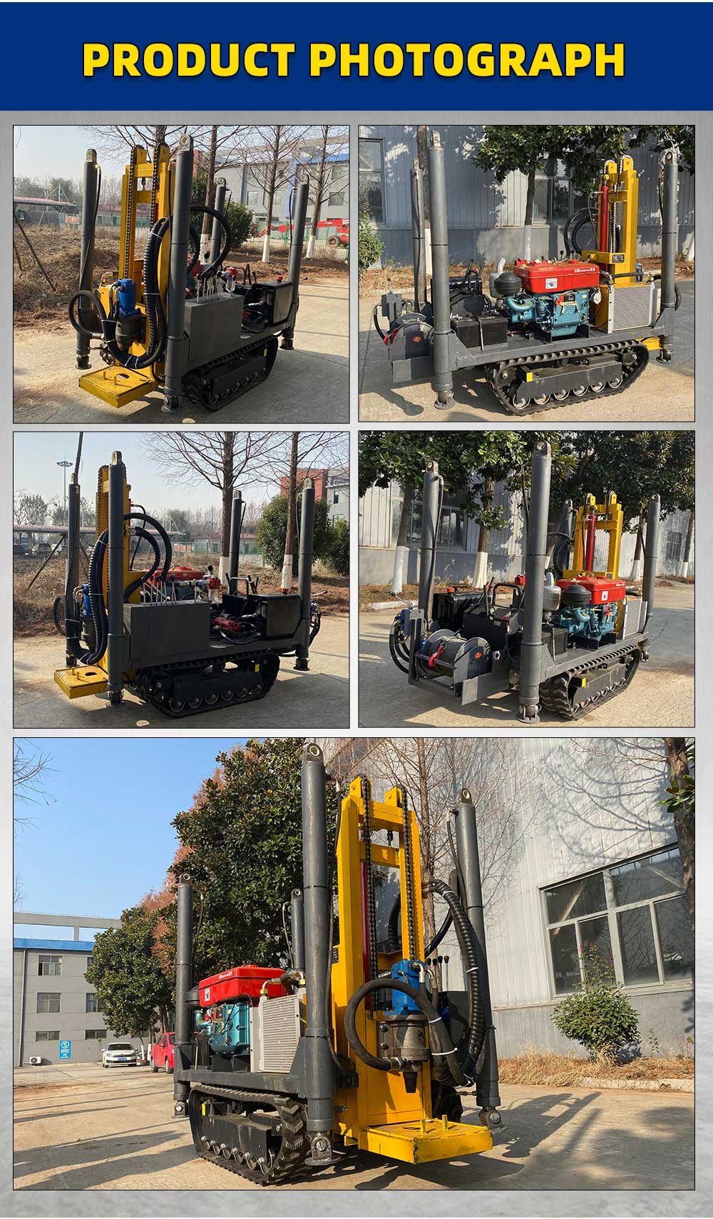 Дрель с высокой ногой в отверстии