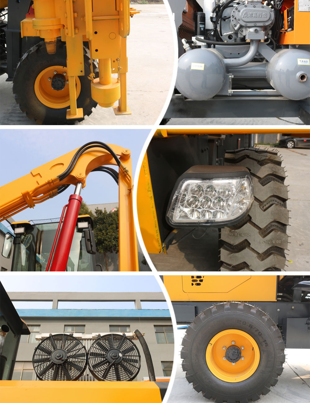 Highway Guardrail Pile Driver   