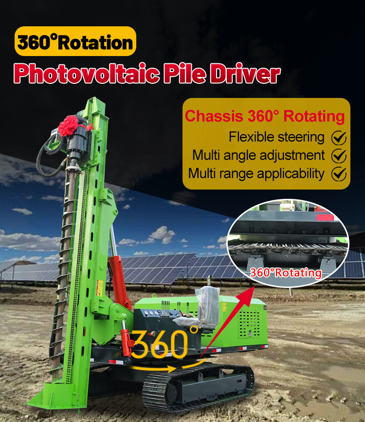 Solar Pile Ramming Machine