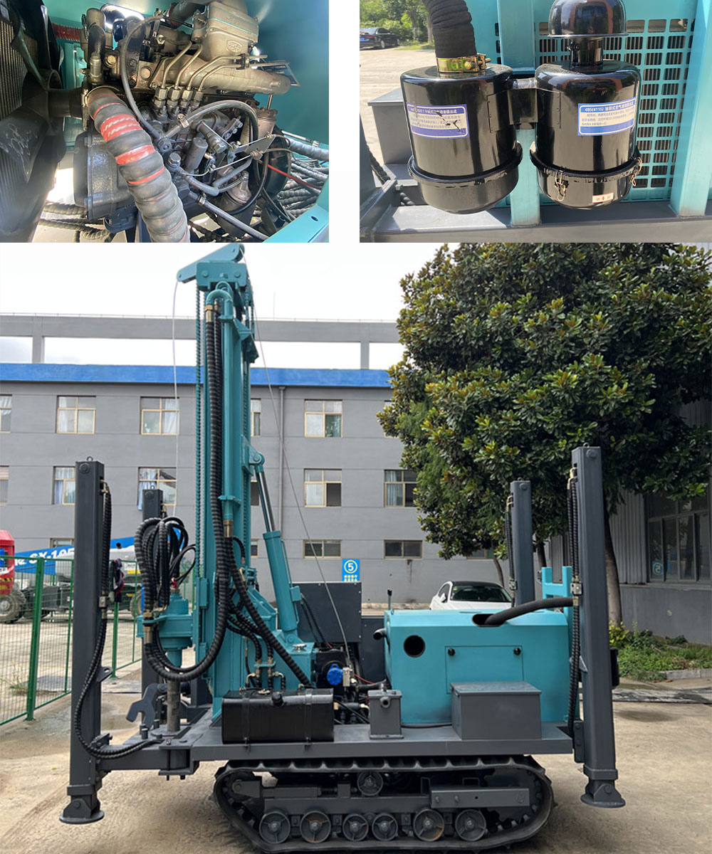 Machine de forage de puits d'eau