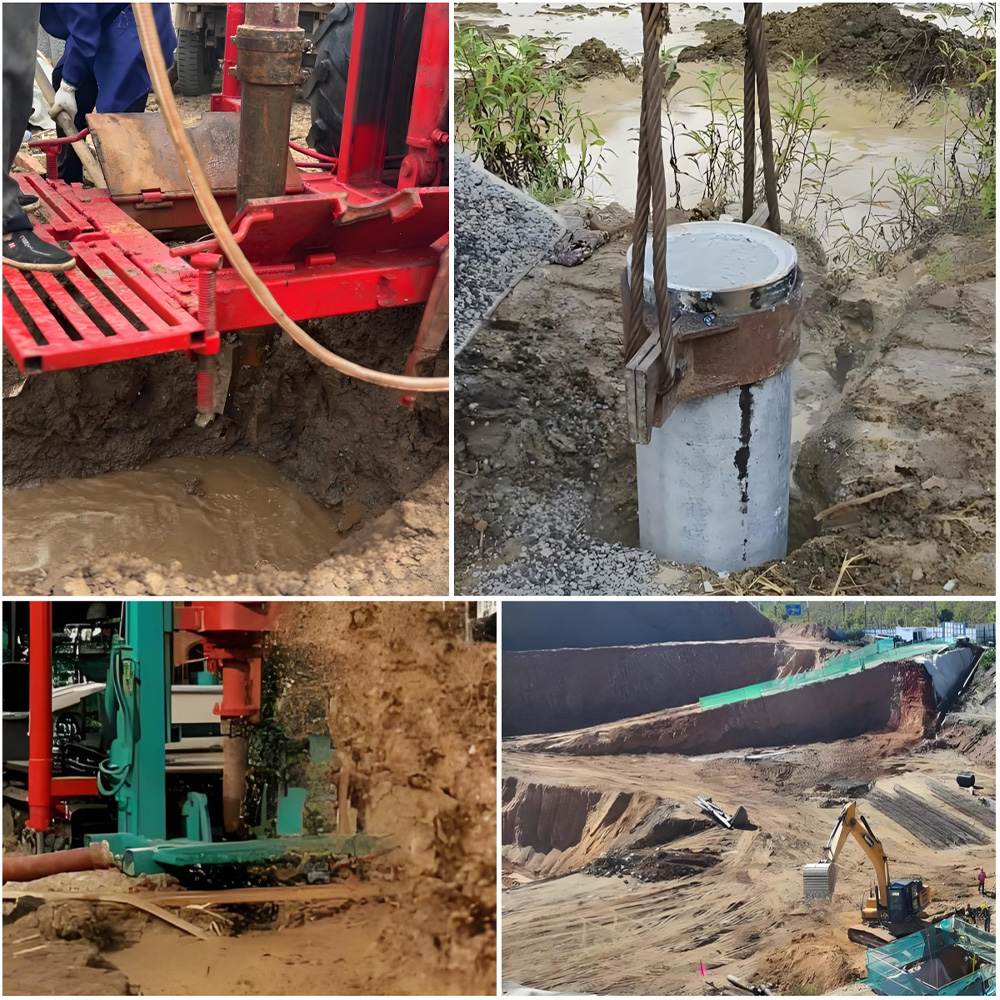 آلة الحفر ذات الدوران العكسي