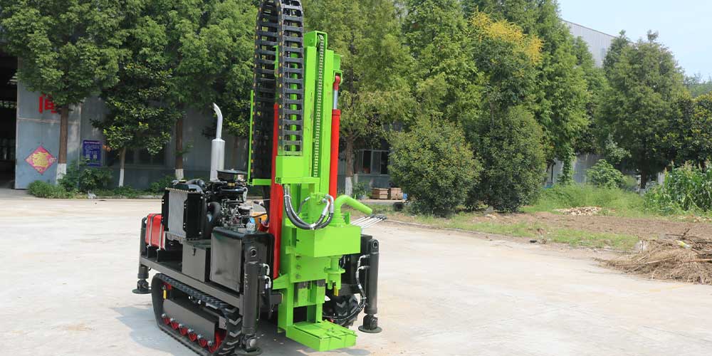 Plataforma de perforación de pozos de agua