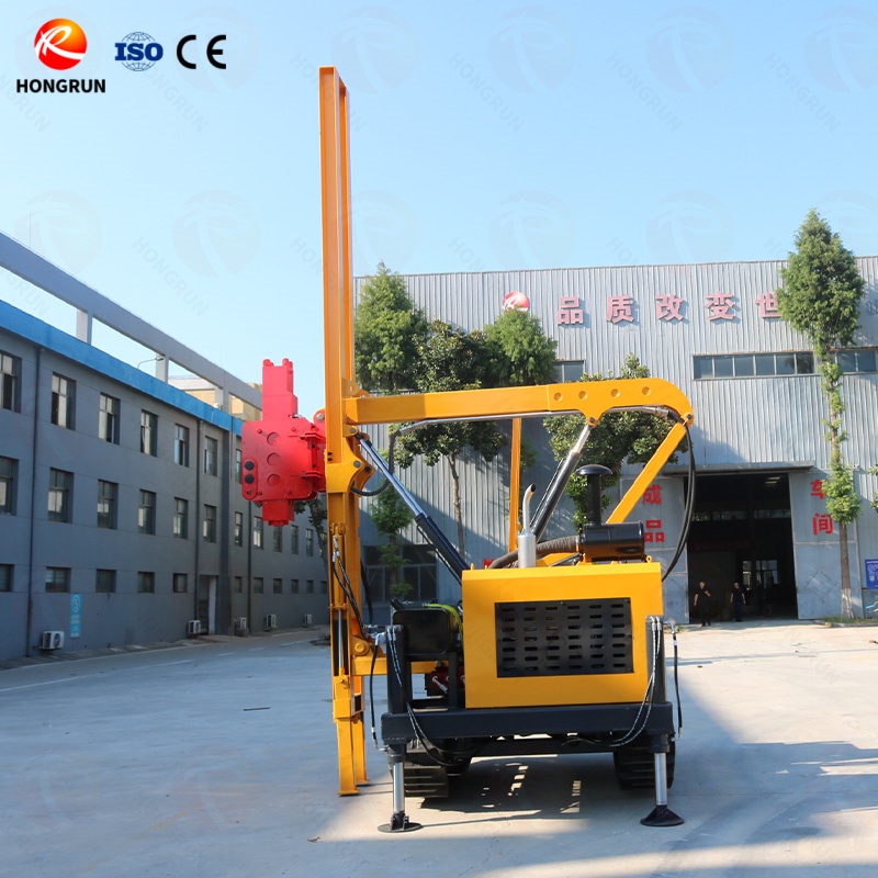 Road Guardrail Pile Driver