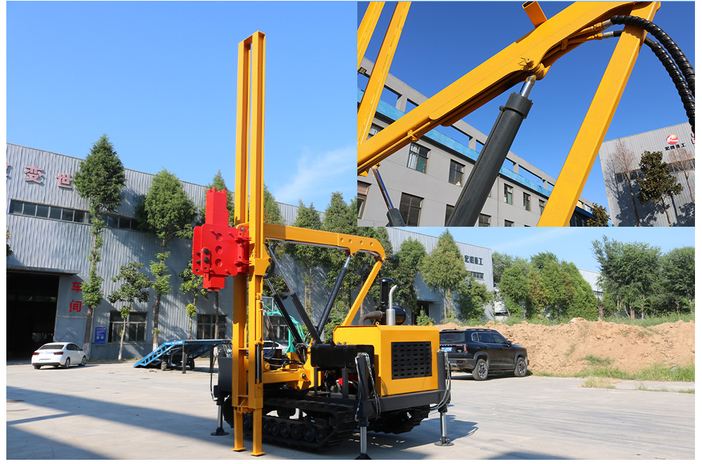 Road Guardrail Pile Driver