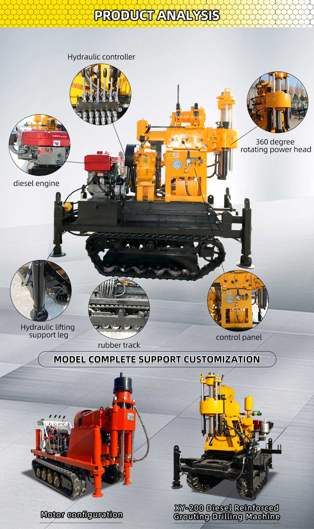 XY-200 Exploration Core Drilling Machine