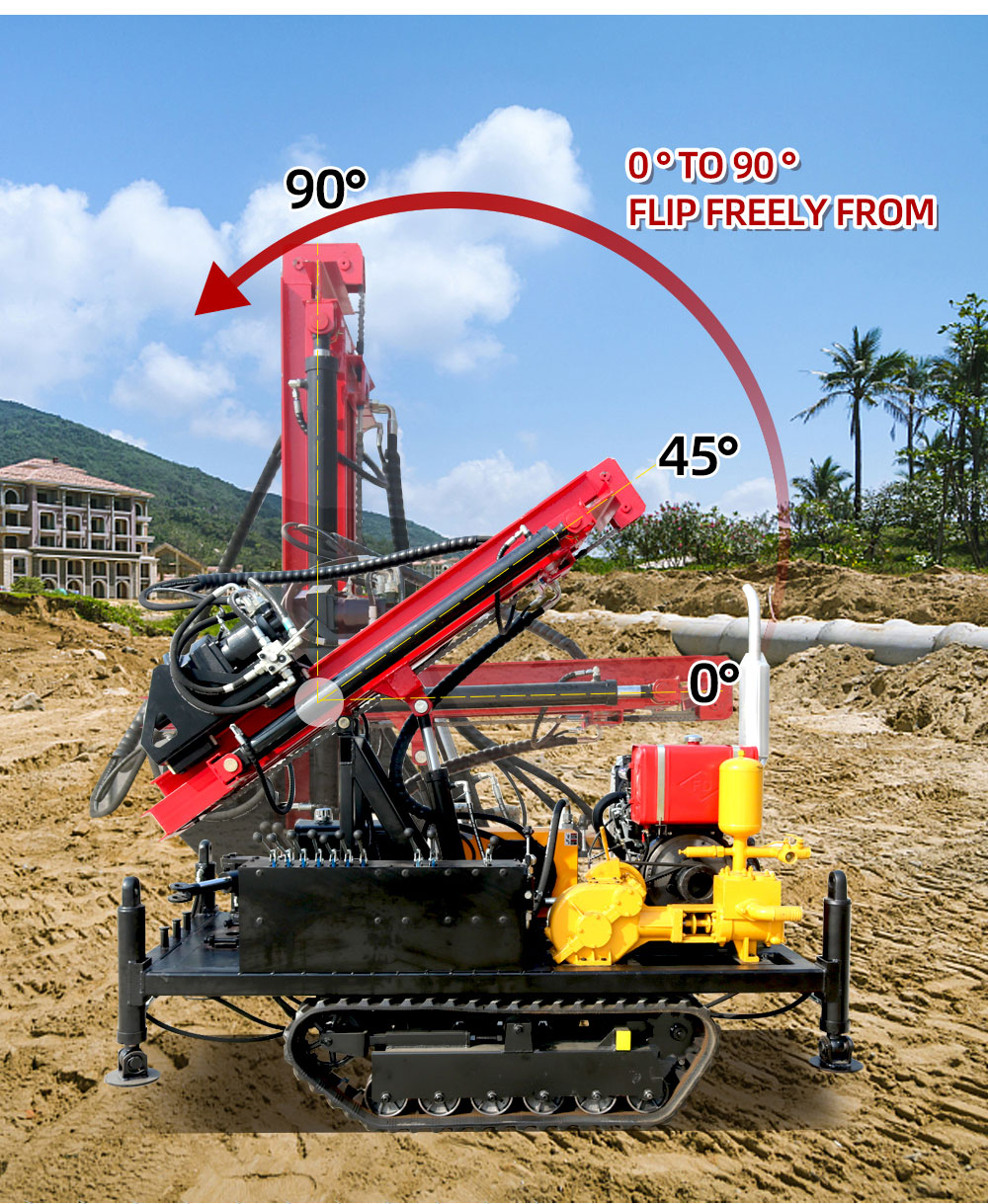 منصة حفر آبار مياه بقوة 35 حصانًا