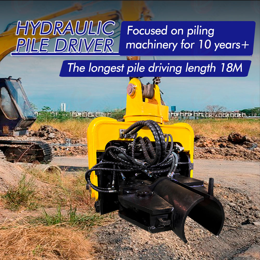 Marteau vibrant pour pieux