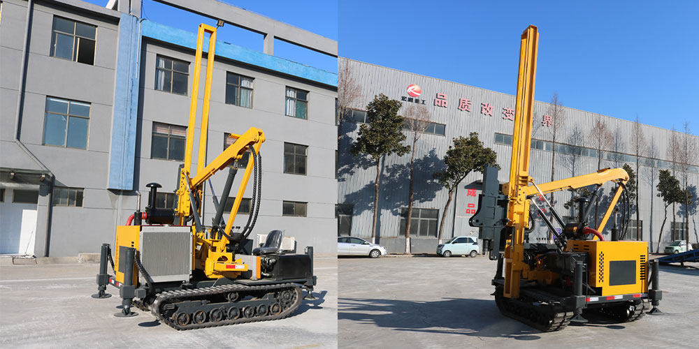 Mga Guardrail Pile Ddriver