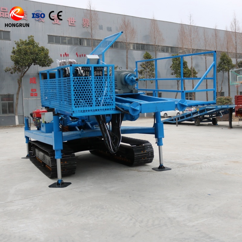 Máquina de ancoragem em rocha