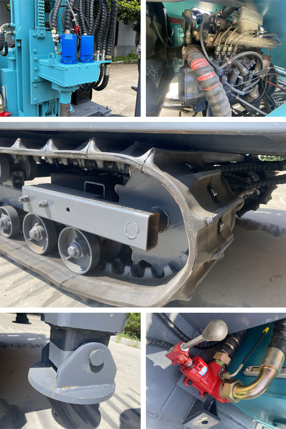 Machine de forage de puits d'eau